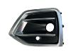 Grille gauche de pare-chocs avant pour AUDI Q5 II phase 2 depuis 2021, noire gaufr�e, avec trous radar, cadre chrom�e, Neuve