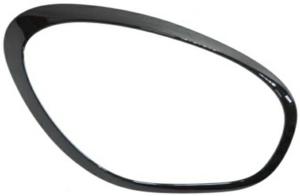 Cadre phare avant droite pour MINI COUNTRYMAN I R60, 2010-2017, noir, Neuf