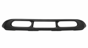 Grille pare-chocs avant inferieure pour CITROËN C3 AIRCROSS 2017-2021, grise, Neuf