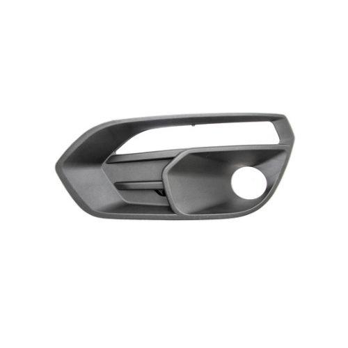 Grille droite pour IVECO DAILY 2019-2023, avec trous antibrouillard + feu de jour, noire gaufrée, Neuve