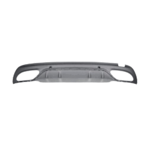 Spoiler pare-chocs arrière pour MERCEDES CLASSE C phase 2, 2018-2021 (W205), noir, gaufre, Mod. AMG, Neuf