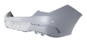 Pare-chocs arrière pour MERCEDES CLA 2019-2023 (W118-C118), avec trous PDC + support, park assist, Mod. AMG, Neuf à peindre