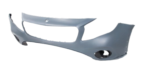 Pare chocs avant pour MERCEDES CLASSE GLA phase 2 2017-2020, avec apprêt, avec cache crochet, avec antibrouillard, avec traces radar, Neuf.