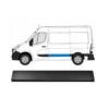 Moulure baguette latérale gauche pour RENAULT MASTER III phase 2, 2014-2019, châssis court, 124 cm, Neuve