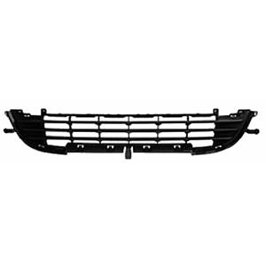 Grille de calandre inférieure pour PEUGEOT 207+, 2012-2014, noire, pare chocs avant