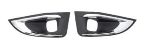Kit grille pare chocs avant gauche et droit pour PEUGEOT 3008 II phase 1 2017-2020, avec siège antibrouillard, moulure chromée, Neuve