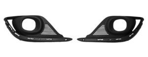 Kit grilles de calandre droite & gauche pour RENAULT SCENIC IV phase 1 depuis 2016, trou AB, trous profil chromé Neuves