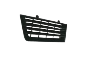 Grille calandre supérieure droite pour SEAT IBIZA III phase 2, 2006-2008, noire, pare chocs avant