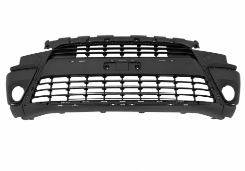 Pare chocs avant pour TOYOTA PROACE II / VERSO 2016-2019, 4 trous radar, siege antibrouillard, noir lisse, Neuf