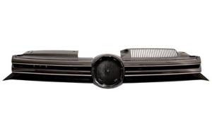 Grille calandre supérieure pour VOLKSWAGEN GOLF VI 2008-2012 noire, fermée, modèle 5 vitesses, pare chocs avant. Neuve