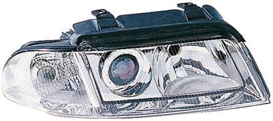 Phare Optique avant droit pour AUDI A4 I ph. 2 1999-2000, H7+H7, Neuf