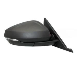 Rétroviseur droit pour AUDI A1 II depuis 2018, électrique, dégivrant, asphérique, noir, avec clignotant, câblage 6 PIN, Neuf