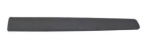 Moulure baguette latérale sur porte avant gauche pour PEUGEOT PARTNER II phase 3, 2015-2018, Noire, gaufré, Neuve