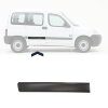 Moulure baguette latérale sur porte arrière droite pour PEUGEOT PARTNER I phase 1, 1996-2002, Noire, hauteur 12cm, avec clips,Neuve