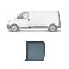 Moulure bouchon montant latérale centrale gauche pour RENAULT TRAFIC II phase 1, 2001-2006, Grise foncé, Neuve