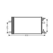 Condenseur de Climatisation pour OPEL ASTRA J 2010-2012, OEM: 23333680, Neuf