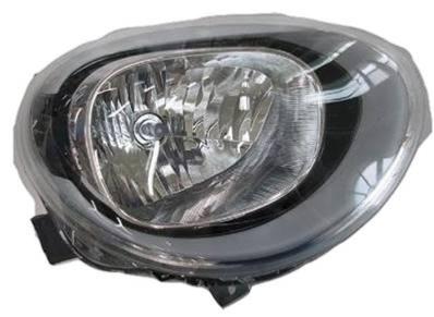 Phare droit pour FIAT 500X depuis 2023, H4, avec prdisposition pour rglage lectrique, sans moteur, noir, Neuf