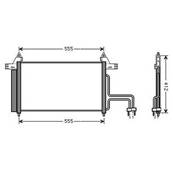 Condenseur de Climatisation pour FIAT STILO 2001-2003, OEM: 46745840, Neuf