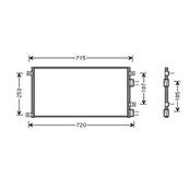 Condenseur de Climatisation pour IVECO DAILY CITY 2000-2006, OEM: 504022601, Neuf