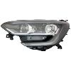 Phare avant gauche pour RENAULT MEGANE IV 2016-2020, H7+H7, avec feu diurne FULL LED, fond noir, Neuf