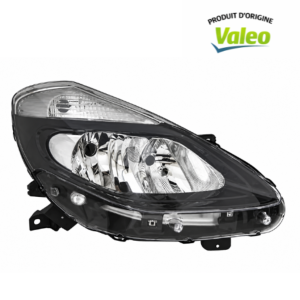 Phare Optique avant droit pour RENAULT CLIO III phase 2, 2009-2012, 2H7, fond noir, produit d'origine VALEO, Neuf