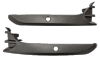 Kit moulures latérales pare chocs avant droit/gauche avec trou radar, pour RENAULT CLIO IV 2016 Neuf
