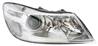 Phare Optique avant droit pour SKODA OCTAVIA II ph. 2 2009-2013, H7+H1, Corps chrom, Neuf