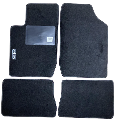 Kit de 4 tapis de sol pour RENAULT CLIO 2, 2001-2005
