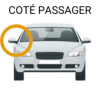 Coque rétroviseur droit pour AUDI A1 2010-2014, Neuve à peindre