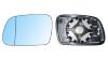 Miroir Glace rétroviseur droit pour CITROËN XSARA ph. 1 1997-2000, dégivrant, Bleu, Neuf