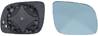 Miroir Glace rtroviseur droit pour AUDI A6 I 1994-1997,  clipser, asphrique, bleu, Mod. Petit