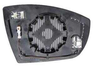 Miroir Glace de rétroviseur gauche pour FORD C-MAX depuis 2015, asphérique, dégivrant, BLIS, Neuf