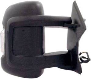 Rétroviseur droit électrique PEUGEOT BOXER II ph,1, 2006-2014, (bras moyen) dégivrant, feu clignotant, 16W
