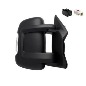Rétroviseur droit électrique pour FIAT DUCATO III phase 2 2014-2023, bras court, antenne radio, dégivrant, feu clignotant blanc (5W), Neuf