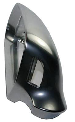 Coque rétroviseur gauche pour AUDI Q3 I phase 1, 2011-2014, Chromé en aluminium, Lane Assist, Neuve