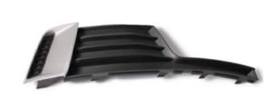 Grille pare-chocs avant droite pour AUDI A3 III phase 2 2016-2020, noire, alluminium, Neuve