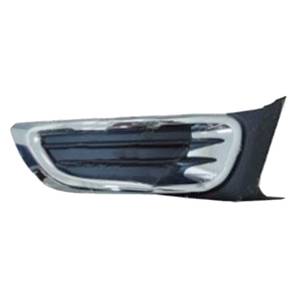 Grille de calandre droite pour CITROËN C3 PICASSO ph.1, 2009-2012, noire & chromée, pare chocs avant