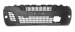 Pare chocs avant pour OPEL VIVARO III depuis 2019, avec trous radar, détection des obstacles et feux antibrouillard, noir, Neuf