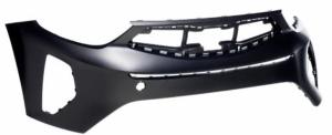 Pare-chocs avant pour KIA STONIC depuis 10/2017 noir, lisse, Neuf