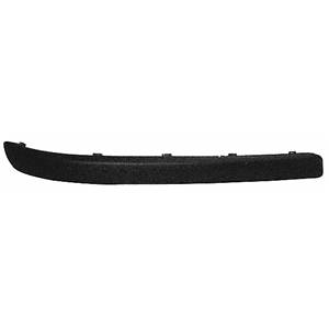 Moulure Baguette arrière gauche pour OPEL CORSA C phase 2, 2003-2006, noire, pare chocs arrière