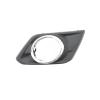 Grille droite de pare-chocs pour NISSAN X-TRAIL 2014-2017, avec trous anti-brouillard, cadre chrom, noire, Neuve