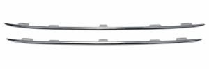 Moulures de grille de radiateur pour PEUGEOT 308 II phase 1 2013-2017, chromées, mod. ALLURE (2 pièces), Neuve