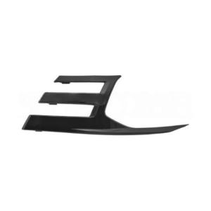 Moulure gauche de pare-chocs avant pour PEUGEOT PARTNER III phase 2 depuis 2024, noire brillante, Neuve