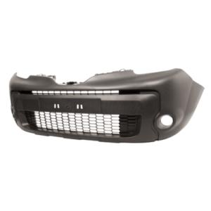 Pare chocs avant pour RENAULT KANGOO II phase 2 2013-2020, trous feux antibrouillard, noir gaufré, Neuf