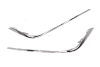 Moulure de grille inferieure pour RENAULT MEGANE IV de 2016 à 2020, droite et gauche, chromée, Neuve