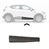 Moulure sous porte avant droite pour RENAULT CAPTUR II 2020-2024, trous profil, noire gaufré, Neuve