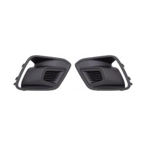 Kit de grilles de pare-chocs avant (droite+gauche) pour RENAULT KANGOO III phase 1 depuis 2021,noire, sans siège antibrouillard, Neuf