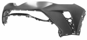 Pare chocs avant supérieur pour TOYOTA CH-R phase 2 depuis 2020, 2 trous park assist, Neuf à peindre