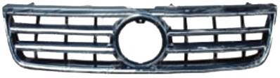 Grille de calandre centrale pour VOLKSWAGEN TOUAREG I ph. 1 2002-2006 chromée, pare chocs avant