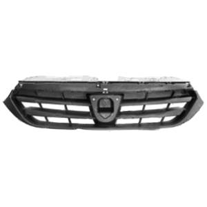 Grille de calandre supérieure pour DACIA LODGY phase 1, 2012-2017, noire, (sans logo), Neuve